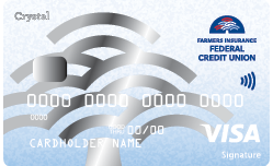 Farmers Insurance FCU Crystal Visa® card art