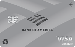 Bank of America® Unlimited Cash Rewards card art