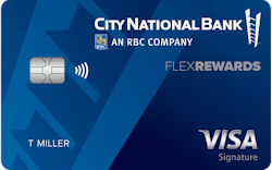 City National Flex Rewards card art