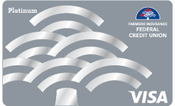 Farmers Insurance FCU Visa® Platinum card art