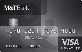 M&T Visa® Signature card art