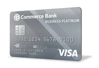 Commerce Bank Business Platinum card art