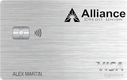 Alliance Credit Union Visa® College Real Rewards card art