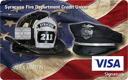 Syracuse Fire Department Credit Union Visa® Everyday Rewards+ card art