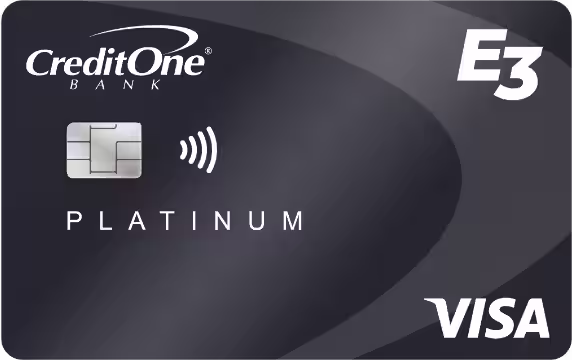 Credit One Platinum E3 Visa card art